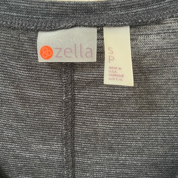 Zella Athletic Layer Top Grey Size SP - Picture 6 of 7